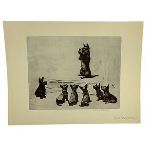 Diana Thorne How To Make A Beseech Scottish‎ Terriers Puppies Begging Scotties